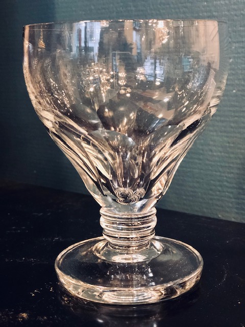 6 verres vintage semi cristal