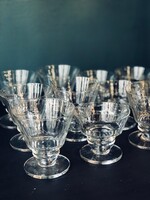 Service de 12 verres Art déco 