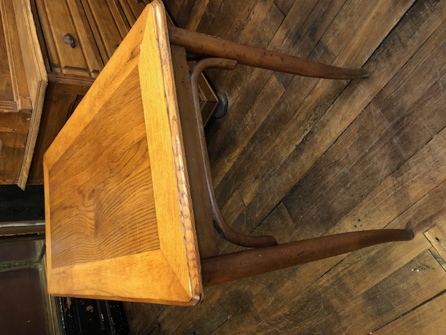 Table de bureau bois courbé année 1930