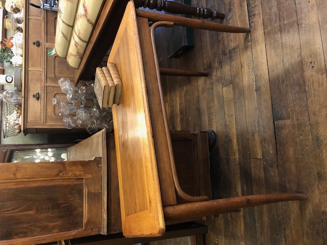 Table de bureau bois courbé année 1930