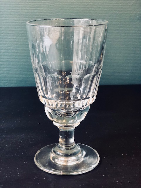 Verre de bistrot à absinthe 1900